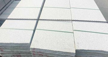 蚌埠芝麻白毛板，石材毛板