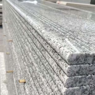 蚌埠芝麻白楼梯踏步 花岗岩楼梯板材