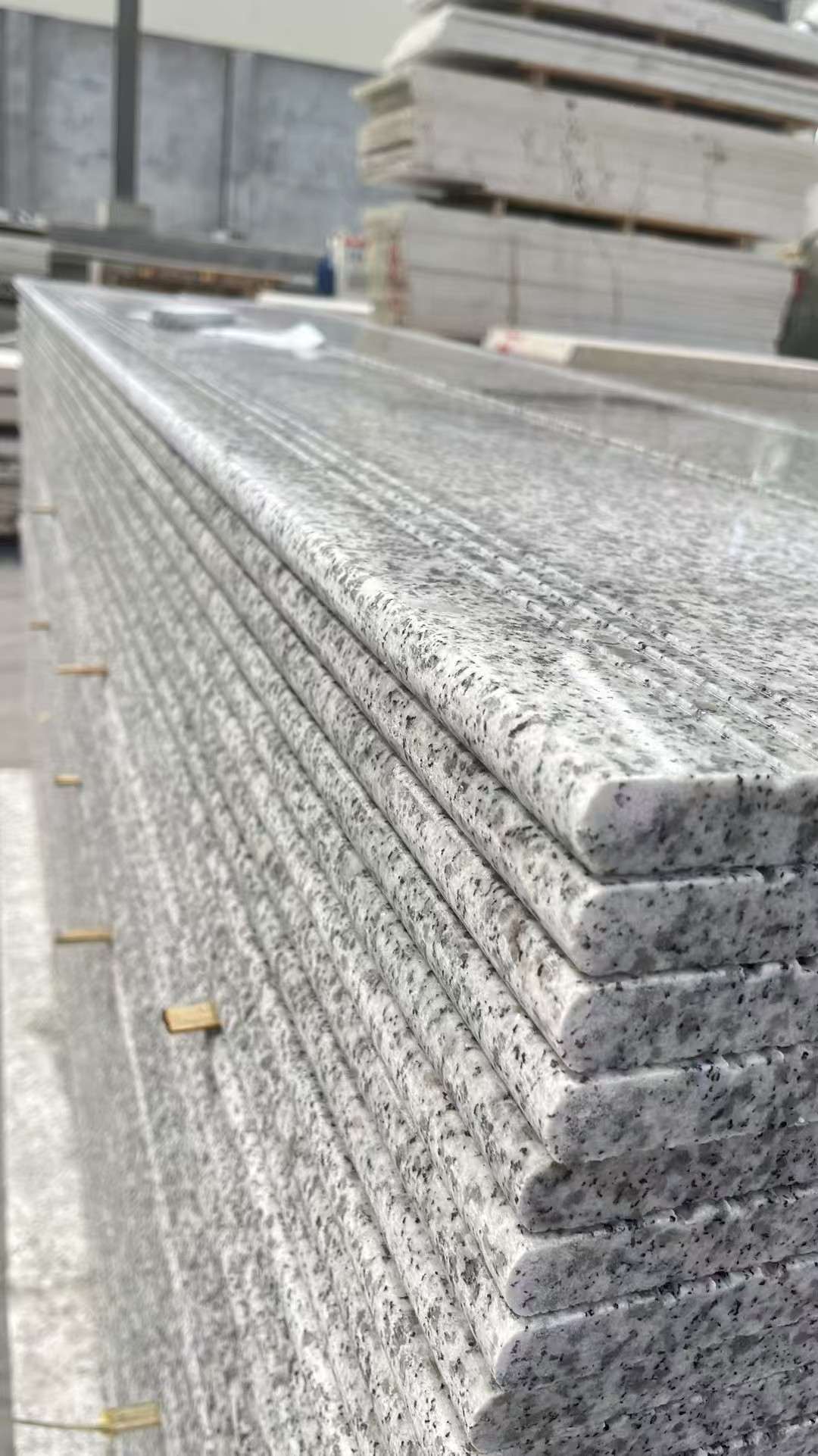 蚌埠芝麻白楼梯踏步 花岗岩楼梯板材